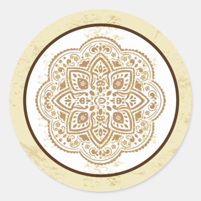 20 - 1.5" Envelope Seal Moroccan Party (Front)