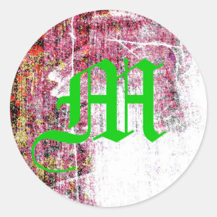 20 - 1.5  Envelope Seal Neon Grunge Scratch Colour