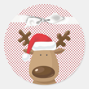 20 - 1.5  Envelope Seal Reindeer Christmas XMAS Po
