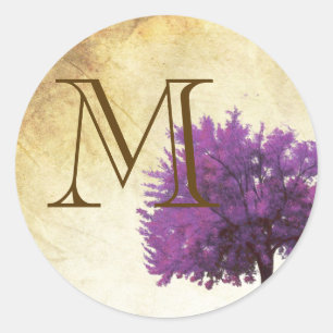 20 - 1.5 Envelope Seal Spring Tree Aged Paper Vin