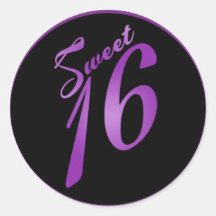 20 - 1.5"  Envelope Seal Sweet 16 Sweet 16 Purple
