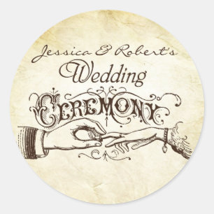 20 - 1.5 Envelope Seal Vintage Ceremony Ring Exch