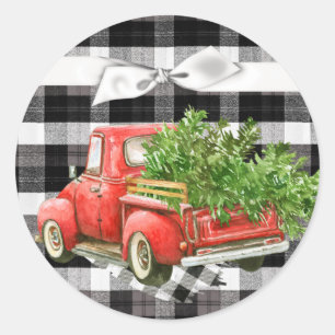 20 - 1.5  Envelope Seal XMAS Truck Christmas Buffa