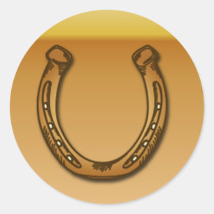 20 - 1.5" Envelope Sticker Wagon Wheel/Horse Shoe