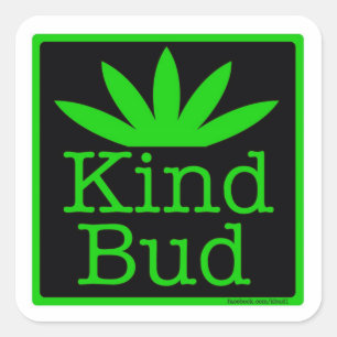 20 - 1.5" Kind Bud Stickers