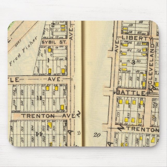 20-21 White Plains Mouse Mat (Front)