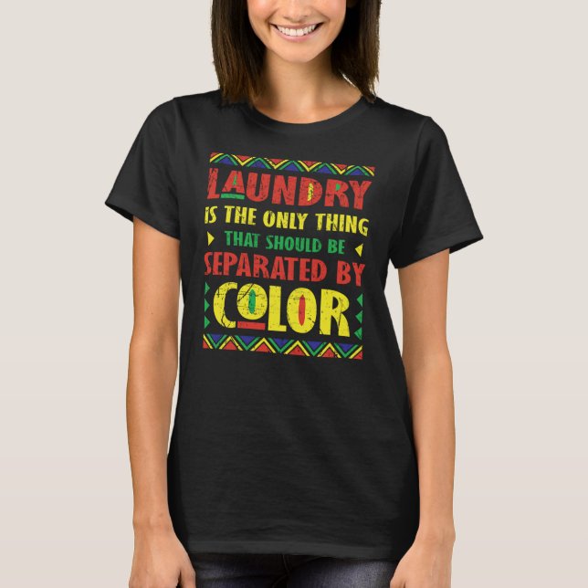20 Black History Month African Pride Apparel Gift. T-Shirt (Front)