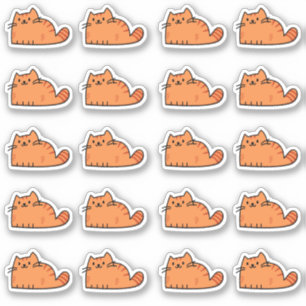 20 Cute Orange Cat Planner