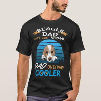 20 Dad Beagle Dad Cooler T-Shirt