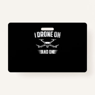 20.Drones for a Drone Pilot ID Badge