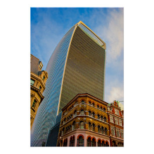 20 Fenchurch Street Walkie Talkie Building London Poster