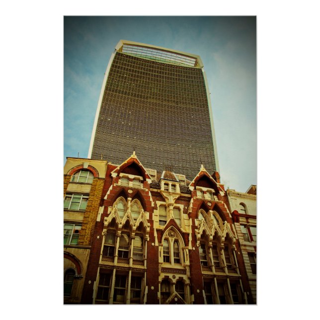 20 Fenchurch Street Walkie Talkie Building London Poster (Front)