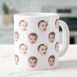 20 Oz Jumbo Cute Baby Face 2 Photos Speciality Large Coffee Mug<br><div class="desc">The background needs to be transparent. Make sure the photo is cropped tightly to the object/face. If you have any problem cropping your photo, i can do it for you. Before placing an order, you have to send your photo to my message or email at ayokholid@gmail.com, and i will send...</div>