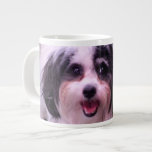 20 oz. Jumbo Mug with Dog photo<br><div class="desc">Cute photo of K-Cee, dog on this 20 oz. Jumbo Mug. Relax and enjoy your coffee, enough to get through the morning emails without having to refill your cup. Customise this with your own text or photo for a special gift.</div>