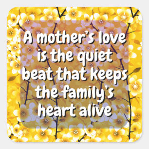 (20 pcs) Floral Mother Quote Cute Mum Stickers
