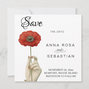 *~* 20 Photo AR6 Elegant Vintage Save the date Invitation