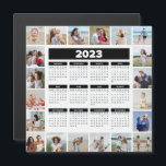 20 Photo Collage Black & White 2023 US Calendar<br><div class="desc">Create your own, Year At A Glance Calendar, Photo Collage for Christmas, Birthdays, Weddings, Anniversaries, Graduations, Father's Day, Mother's Day or any other Special Occasion, with our easy-to-use design tool. Add your favourite photos of friends, family, vacations, hobbies and pets and you'll have a stunning, one-of-a-kind photo collage. Our custom...</div>