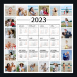 20 Photo Collage US 2023 Yearly Calendar Poster<br><div class="desc">Create your own, Year At A Glance Calendar, Photo Collage for Christmas, Birthdays, Weddings, Anniversaries, Graduations, Father's Day, Mother's Day or any other Special Occasion, with our easy-to-use design tool. Add your favourite photos of friends, family, vacations, hobbies and pets and you'll have a stunning, one-of-a-kind photo collage. Our custom...</div>