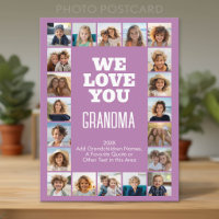 20 Photo Collage - We Love You Grandma