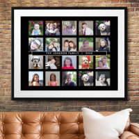 20 Photo Template Collage with Custom Text
