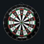 20 Photos Dartboard with Custom Text<br><div class="desc">Dartboard with classic colours. Two custom text areas. Twenty custom image fields. You can upload your photos using "Personalise this template" option. Use square photos whith your theme centred mostly in the middle of the image.</div>