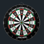 20 Photos Dartboard with Custom Text<br><div class="desc">Dartboard with classic colours. Two custom text areas. Twenty custom image fields. You can upload your photos using "Personalise this template" option. Use square photos whith your theme centred mostly in the middle of the image.</div>