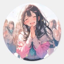 [20 Sheets Set] Thank Sticker | Sushi Musume Gener