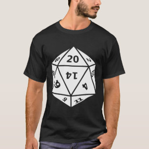 20 Sided Dice Hoodie Twenty Die Fantasy Board Game T-Shirt
