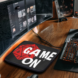 20 Sided Die - Gamer Laptop Sleeve