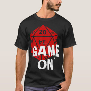 20 Sided Die - Gamer T-Shirt