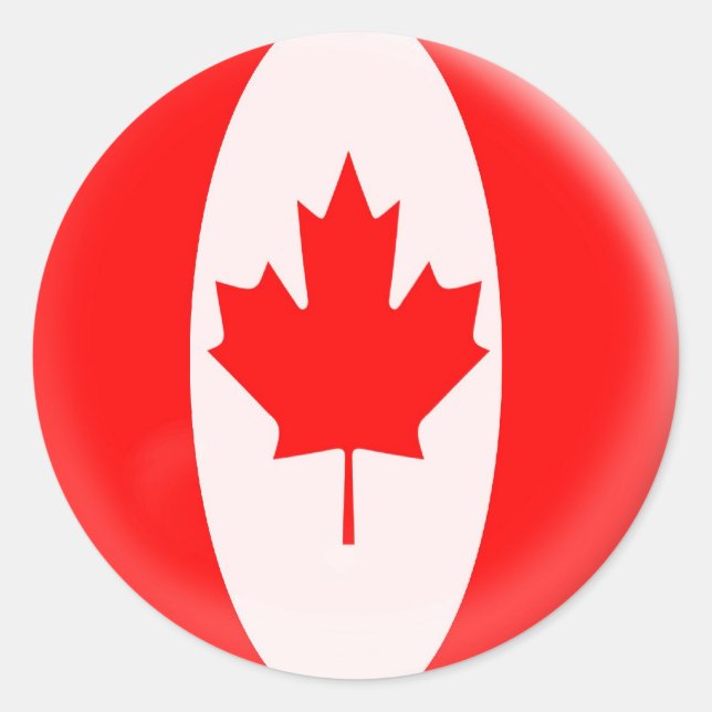 20 small stickers Canada Canadian flag (Front)