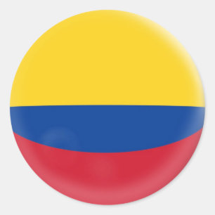 20 small stickers Colombia Colombian flag
