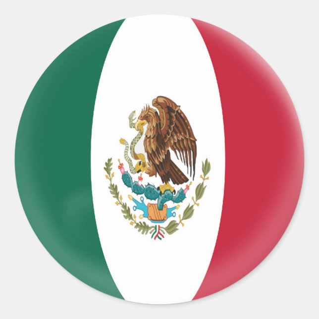 20 small stickers Mexico Mexican flag (Front)