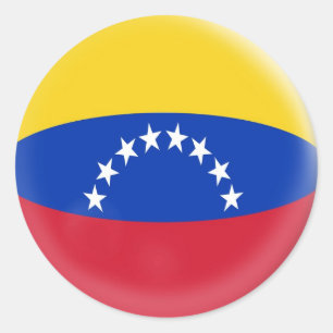 20 small stickers Venezuela Venezuelan flag