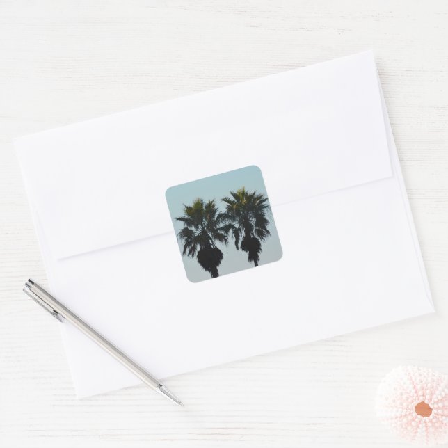 20 Summer Palm Trees Stickers (Envelope)