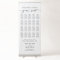 20 Tables Welcome Seating Chart