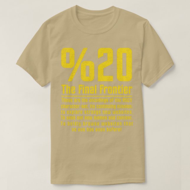 20 The Final Frontier Alt Roufxis T-Shirt (Design Front)