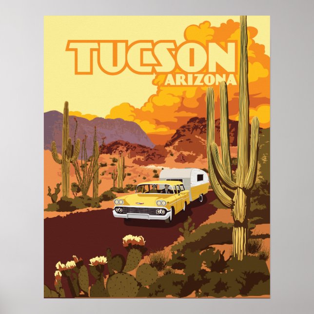 20"x16" Camper Poster (Front)