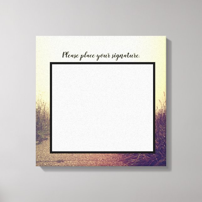 20"x20" Signature Canvas Sunrise Pathway Walkway P (Front)