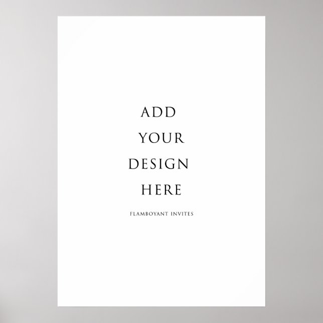 20"x28" (51x71 cm) Signage/ Poster (Front)