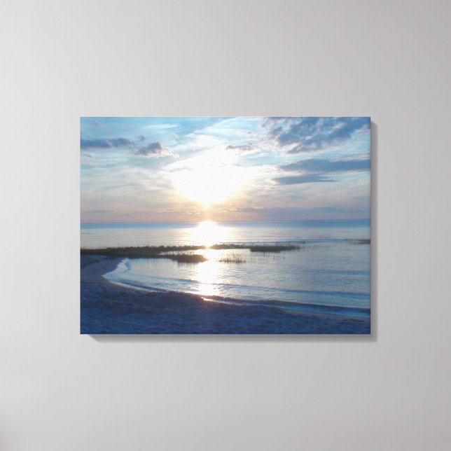 20" x 16"  Wrapped Canvas Cape Cod Beach (Front)