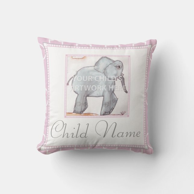 20" x 20" Pink Lattice Pillow  $59.95 (Front)