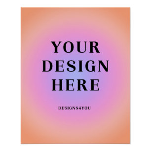 20 x 25 Vertical Printed Poster