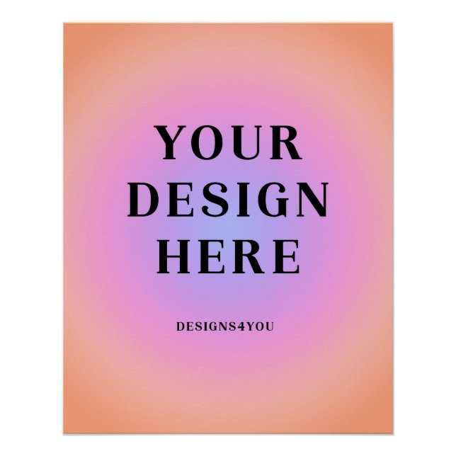 20 x 25 Vertical Printed Poster (Front)