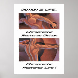 20" x 28" Newer Motion is Life Poster