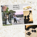 20 x 30 Personalised Bride & Groom Add Your Photos Jigsaw Puzzle<br><div class="desc">The wedding jigsaw puzzle can be for any occasion. Showing the 1, 014 Pieces,  20" x 30" horizontal puzzle. Shown are sample wedding photos. Click on Personalise This Template to replace it with similar-sized photos. Click on Edit to make more changes.</div>
