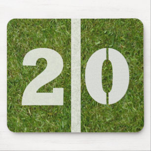 20 Yard Line Football Field Mousepad