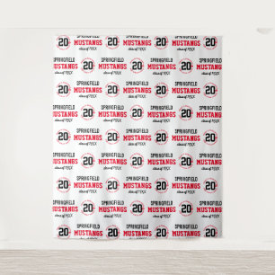 20 Year High School Reunion Step Repeat Backdrop Tapestry