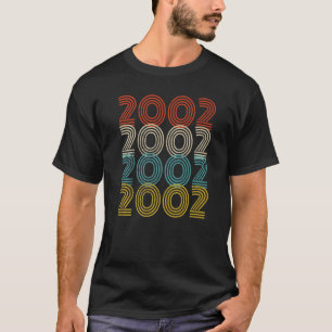 20 Year Old Vintage 2002 20th Birthday T-Shirt