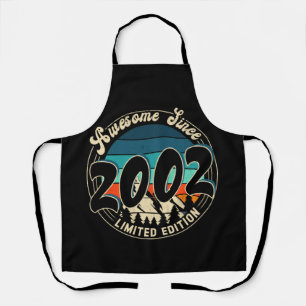 20 Year Old Vintage 20th Year Old Birthday 2002 Apron